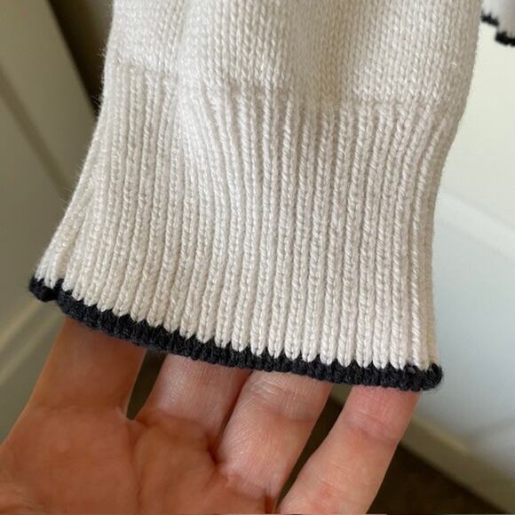 VINTAGE Isle of Cotton Crewneck Pullover Sweater Embroidered Men's Medium - Picture 7 of 11